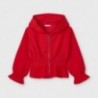 Bluza z kapturem dziewczynka Mayoral 3477-14 czerwony