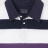 Koszulka polo w paski chłopięca Mayoral 6105-47 Granat/biały