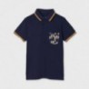 Koszulka polo chłopięca Mayoral 6108-88 Granat