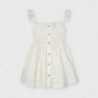Sukienka na ramiączkach dziewczęca Mayoral 3933-3 Kremowy