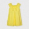 Sukienka z nadrukiem dziewczęca Mayoral 3956-25 Żółty