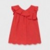 Sukienka z haftem dziewczęca Mayoral 1990-34 czerwona