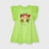 Sukienka z cekinami dla dziewczynek Mayoral 3953-95 zielony