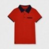 Koszulka polo dla chłopaka Mayoral 6101-44 czerwony