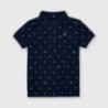 Koszulka polo z nadrukiem chłopiec Mayoral 3106-57 Granatowy
