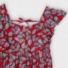 Sukienka z nadrukiem dziewczynka Mayoral 3934-71 czerwony