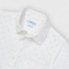 Koszula mikronadruk chłopięca Mayoral 3116-89 Biały