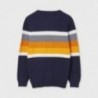Sweter w paski dla chłopców Mayoral 6321-2 Granat