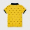 Koszulka polo z nadrukiem chłopiec Mayoral 3106-60 żółty