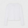 Sweter rozpinany dziewczynka Mayoral 3325-91 Biały