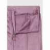 Mayoral 11-07560-010 Spodnie zamszowe 7560-10 kolor fioletowy