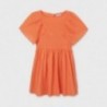 Sukienka dla dziewczynki Mayoral 6945-37 kolor pomarańczowy