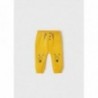Mayoral 22-01508-086 Spodnie bawełniane chłopiec 1508-86 żółty