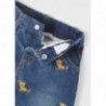 Mayoral 22-01517-005 Spodnie jeans z haftem dziewczynka 1517-5 jeans