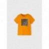 Mayoral 22-03005-048 Koszulka z krótkim rękawem chłopiec 3005-48 pomarańcza