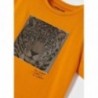 Mayoral 22-03005-048 Koszulka z krótkim rękawem chłopiec 3005-48 pomarańcza