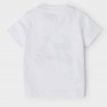 Mayoral 22-01004-036 Koszulka z krótkim rękawem chłopiec 1004-36 biały