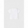 Mayoral 22-01011-022 Koszulka z krótkim rękawem chłopiec 1011-22 biały