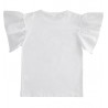 iDO 44491 Bluzka z krótkim rękawem dla dziewczynki kolor biały
