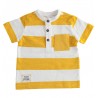 iDO 44671 Koszulka polo dla chłopca kolor biało-pomarańczowy