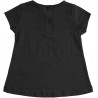 iDO 44743 Koszulka z krótkim rękawem dla dziewczynki kolor czarny