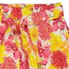 Trybeyond Spodnie w kwiaty Junior Girl 42186-00 95Z kolor róż/żółty