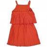 Trybeyond Sukienka plisowana Junior Girl 45586-00 35P kolor koral