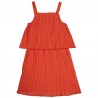 Trybeyond Sukienka plisowana Junior Girl 45586-00 35P kolor koral