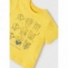 Mayoral 22-01017-042 Koszulka z krótkim rękawem chłopiec 1017-42 żółty