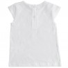 iDO 44748 Koszulka z krótkim rękawem dla dziewczynki kolor biały