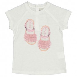 Birba Koszulka z krótkim rękawem Baby Girl 44122-00 10N kolor krem