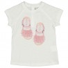 Birba Koszulka z krótkim rękawem Baby Girl 44122-00 10N kolor biały