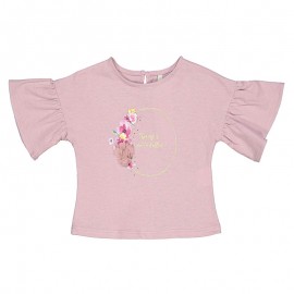 Birba Bluzka z krótkim rękawem Baby Girl 44121-00 50I kolor różowy