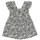 Birba Sukienka bawełniana Baby Girl 45313-00 90Z kolor biały/czarny