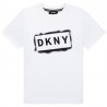 DKNY D25D71-10B Koszulka z krótkim rękawem chłopięca kolor biały