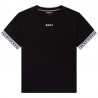 DKNY D25D75-09B Koszulka z krótkim rękawem chłopięca kolor czarny