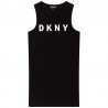 DKNY D32832-09B Sukienka podwójna dziewczęca kolor czarny