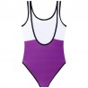 DKNY D37110-909 Kostium kąpielowy dziewczęcy kolor fioletowy