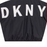 DKNY D36658-N50 Wiatrówka dwustronna dziewczęca kolor biało-czarny