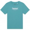 TIMBERLAND T25S81-79D Koszulka z krótkim rękawem chłopięca kolor turkusowy