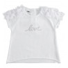 iDO 44759 Koszulka dla dziewczynki kolor biały