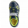 Sneakersy świecące chłopięce Geox J25FEA-014BU-C0749 kolor granat/limonka