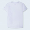 Pepe Jeans Koszulka WALDO SHORT junior chłopak PB501279-800 biały