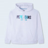 Pepe Jeans Bluza z kapturem GABRIELLE junior dziewczyna PG581237-800 biały