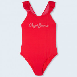 Pepe Jeans Kostium kąpielowy ADELE SWIMSUIT junior dziewczyna PGB10357-255 czerwony