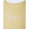 Pepe Jeans Koszulka HANA GLITTER S/S junior dziewczyna PG501567-037 żółty