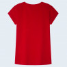 Pepe Jeans Koszulka HANA GLITTER S/S junior dziewczyna PG501567-255 czerwony