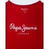 Pepe Jeans Koszulka HANA GLITTER S/S junior dziewczyna PG501567-255 czerwony