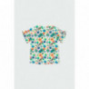 Koszulka z nadrukiem dla dziewczynki Boboli 224019-9825 kolor zielony