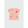 Koszulka dla dziewczynki Baby Boboli 234087-3742 kolor łososiowy
